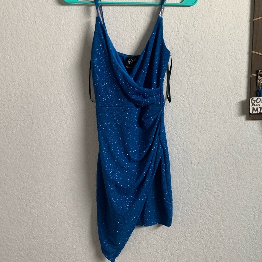 Homecoming/Formal Blue glittery dress